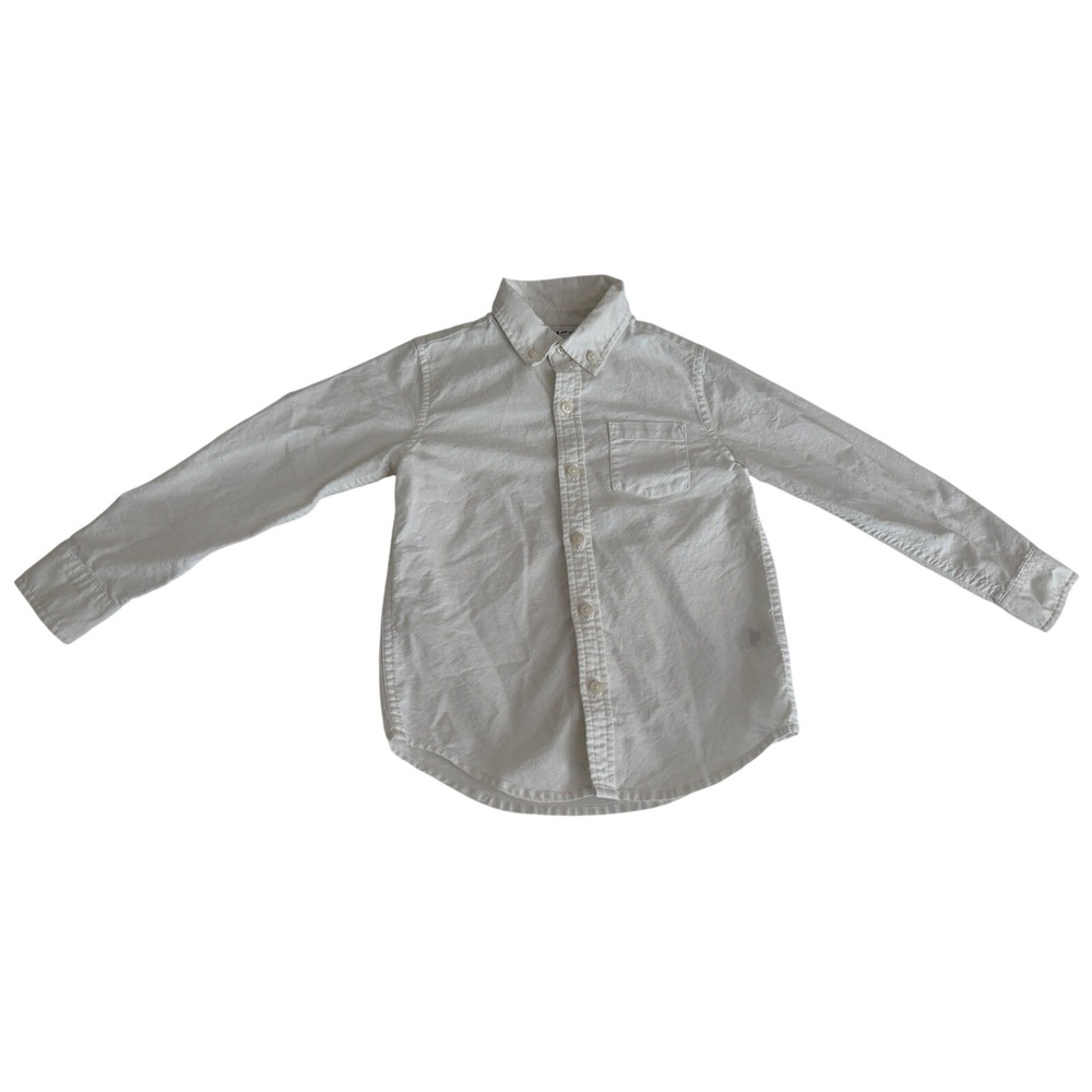 Janie and Jack White Boys Size 4 Oxford & Andy Evan Grid Check Shirts Bundle
